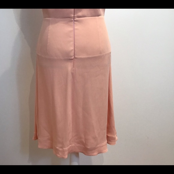 BALENCIAGA PARIS NWT A LINE DRESS NUDE PEACH SZ 6 - Picture 6 of 9